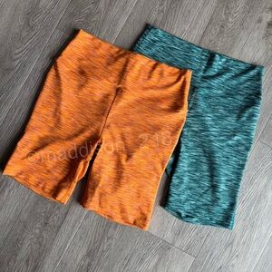 Outdoor Voices Bundle Flow 7” Shorts Tangerine & Patina Mix Size Medium